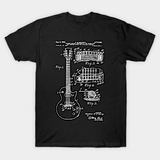 Electric guitar schematics Gibson les paul T-Shirt